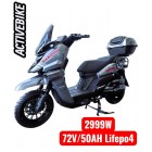Електричний мопед Corso Maverick RS MR-744182 (2999W, 72V/50AH) літій-залізо-фосфатний